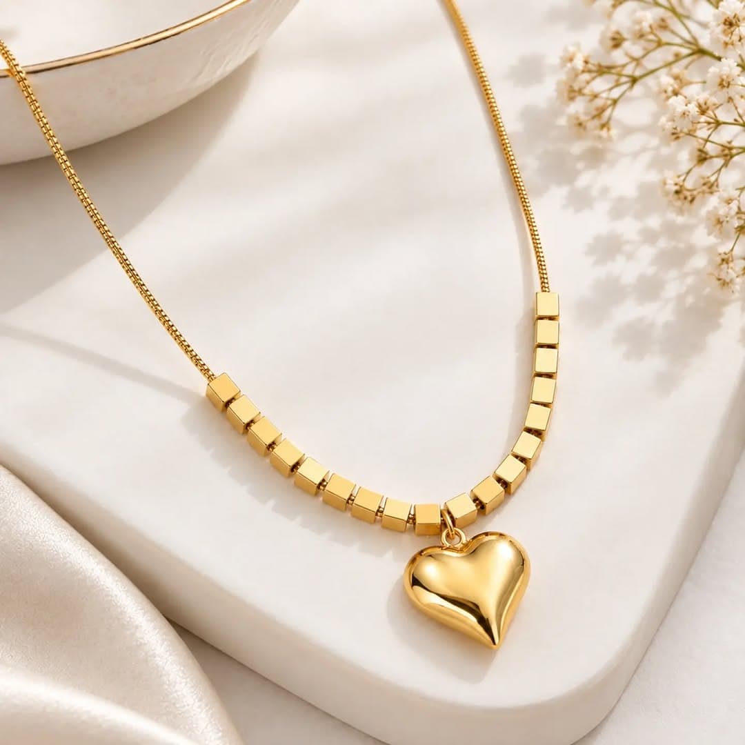 Gold Heart Necklace
