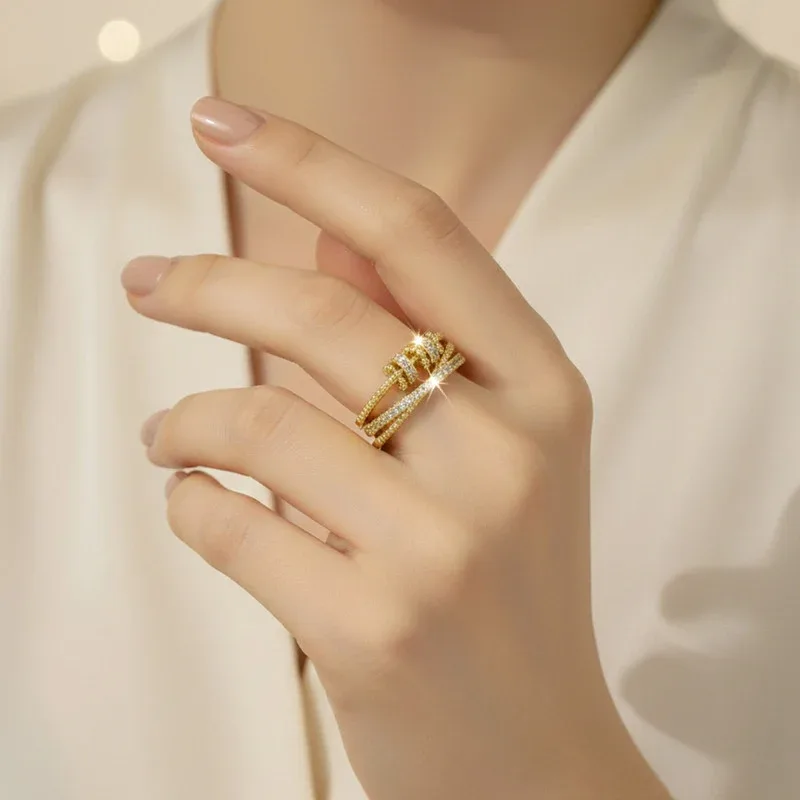 Contemporary Rotatable Adjustable Ring 2