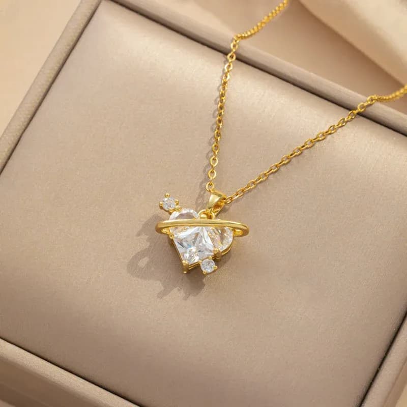 Crystal Cupid Necklace