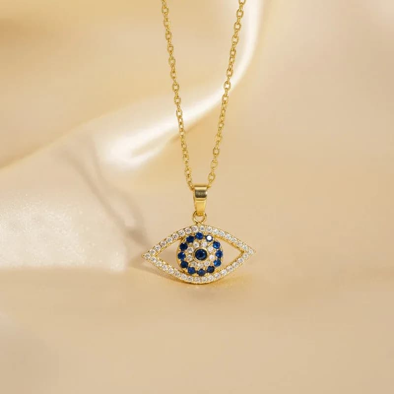 Diamond Studded Evil Eye