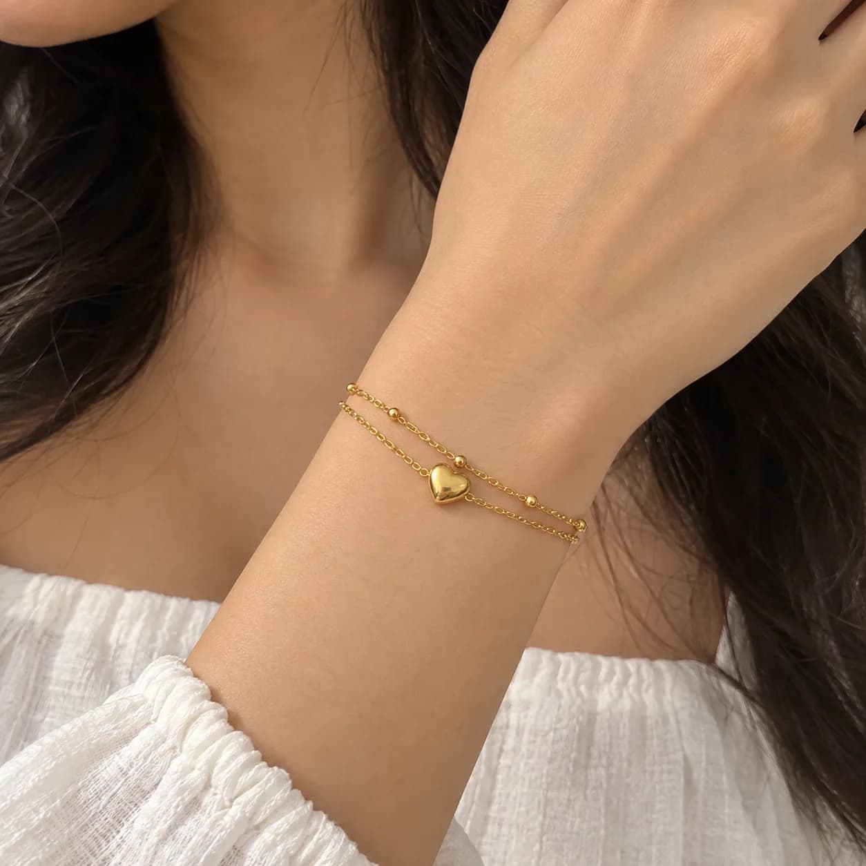 Heart Wraparound Bracelet 2