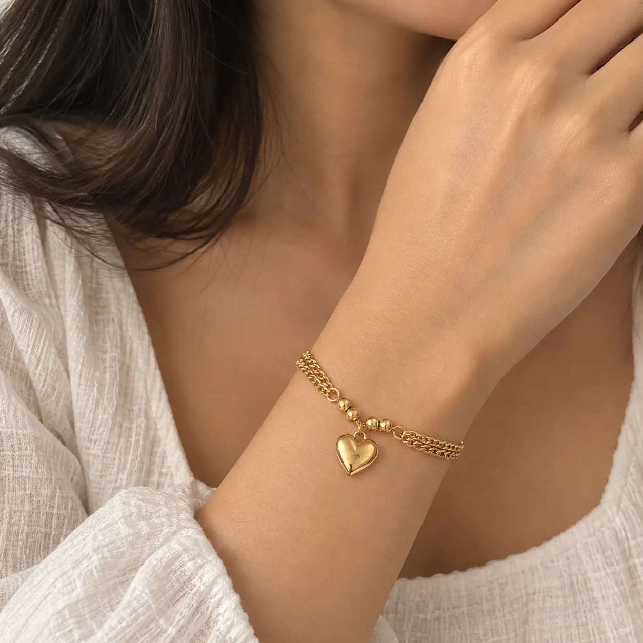 Chunky Heart Bracelet 2