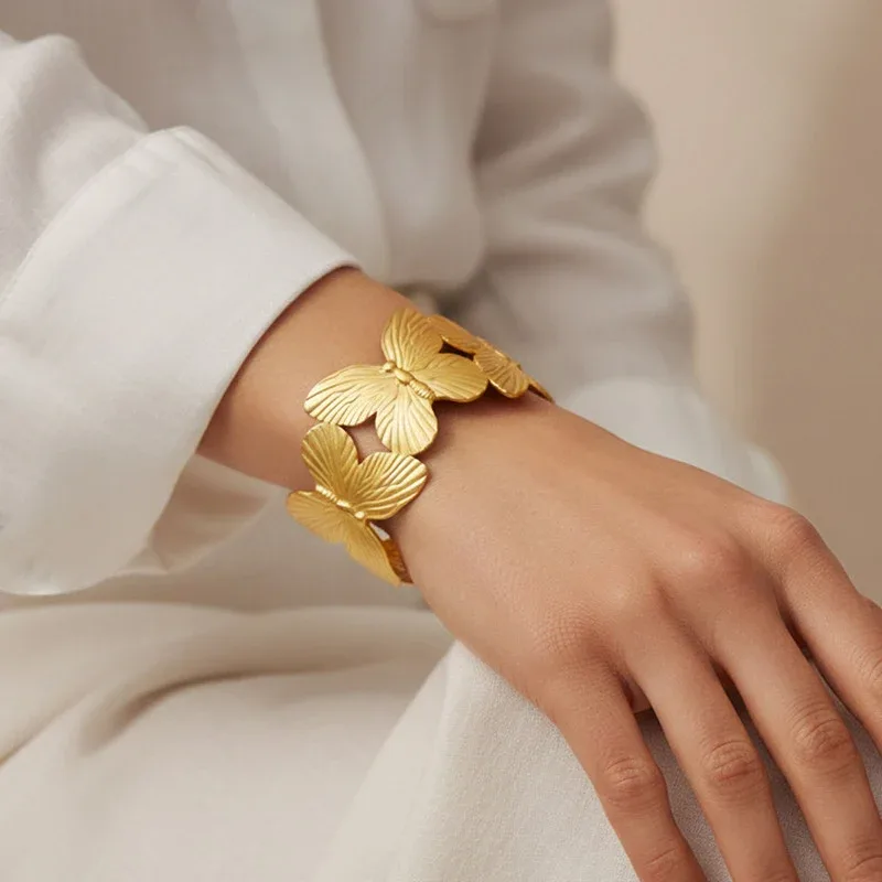 Butterfly  Cuff Bracelet