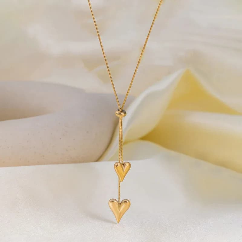 Dual Hearts Themed Pendant
