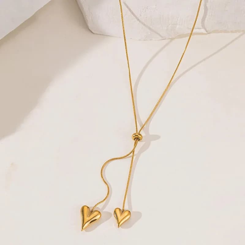 Dual Hearts Themed Pendant 2