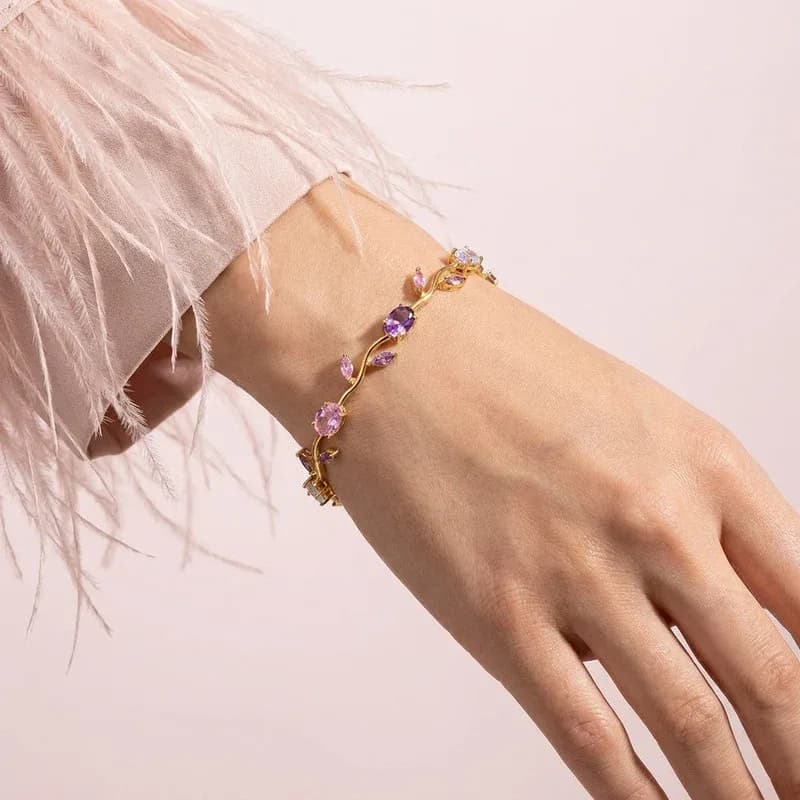 Lilac Tulip Bracelet 2
