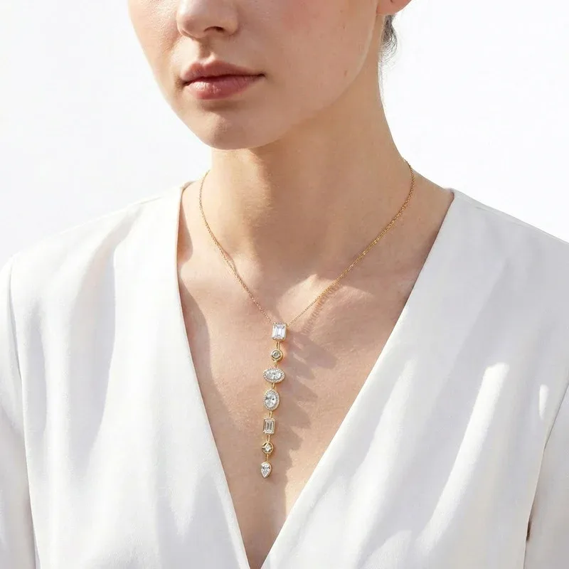 White Spectrum Chunky Pendant