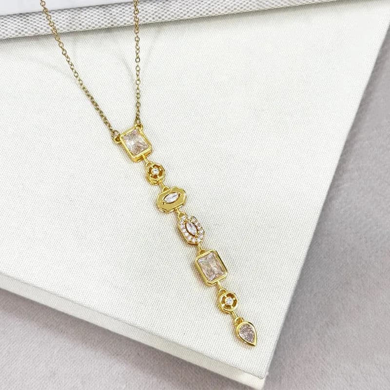 White Spectrum Chunky Pendant 2