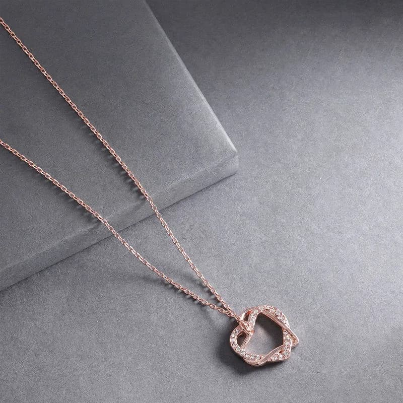 Rose Gold Heart Pendat