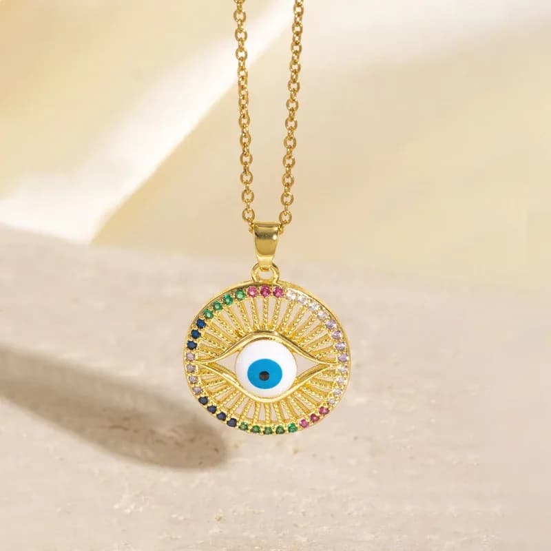 Evil Eye Multicolor Pendant
