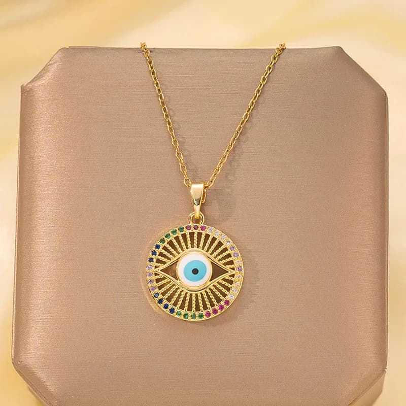 Evil Eye Multicolor Pendant 2