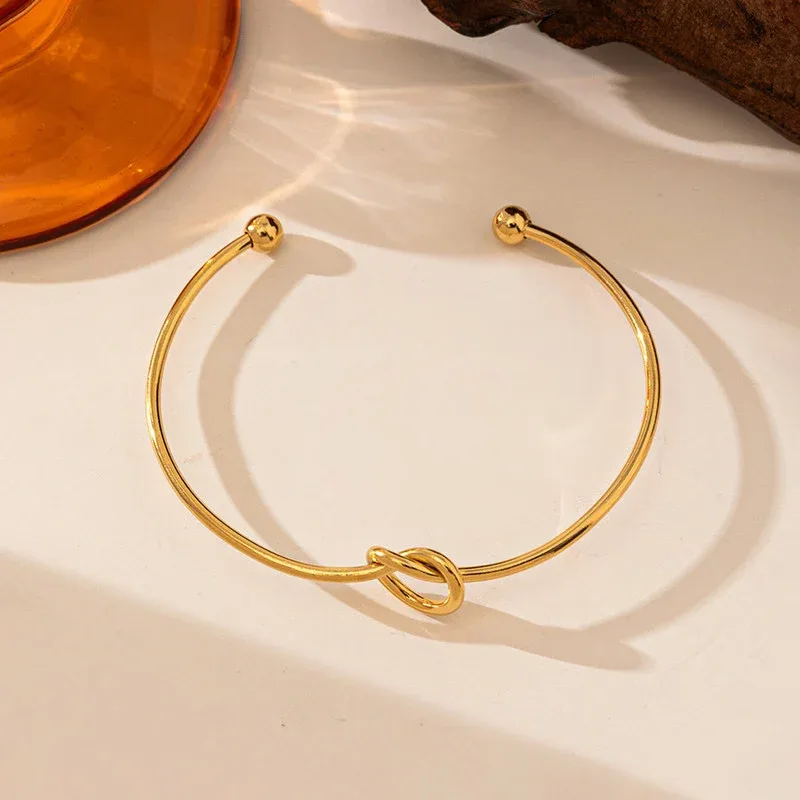 Knotted Cuff Bracelet