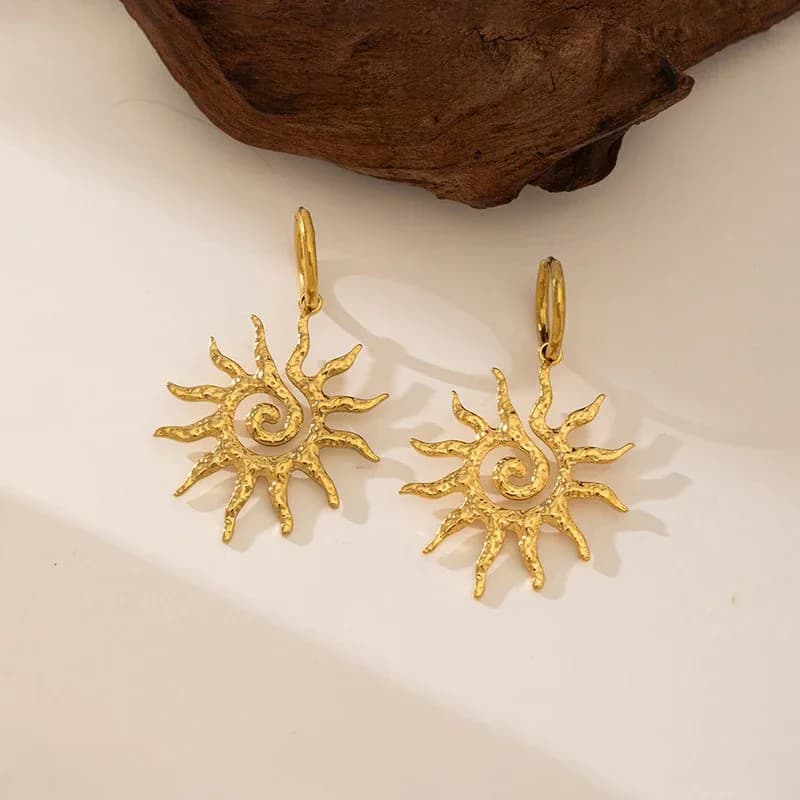 Sun Shaped Danglers