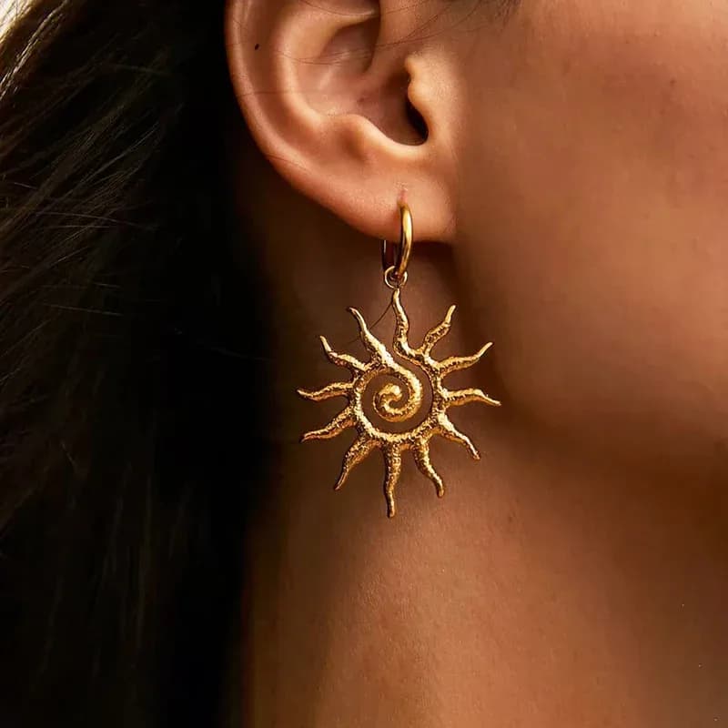 Sun Shaped Danglers 2