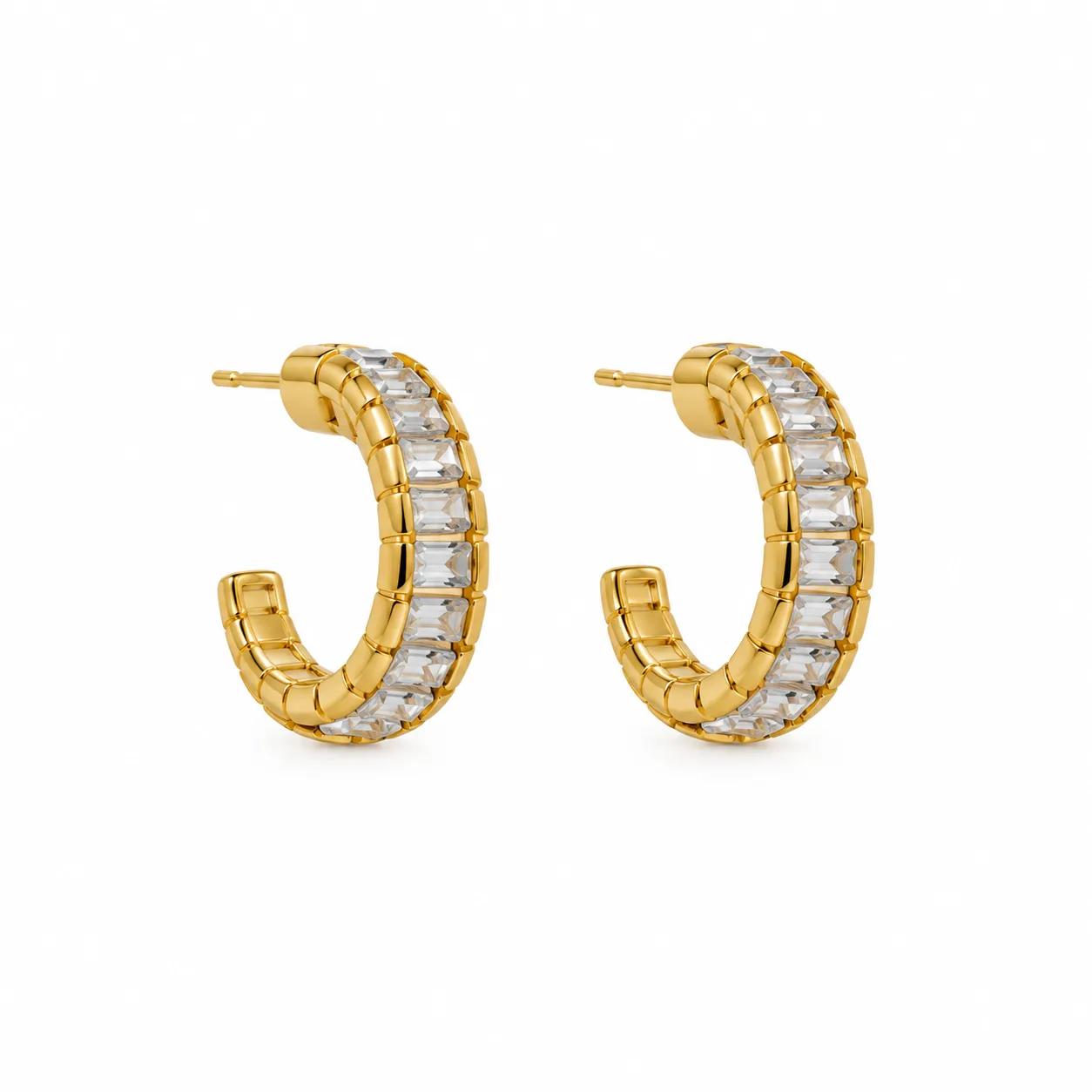 Crystal Hoops